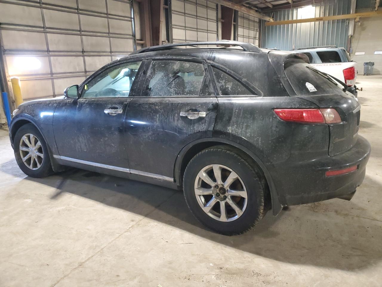 2008 Infiniti FX VIN JNRAS08W78X204546 Copart auction photo, front end / undercarriage damage thumbnail 2