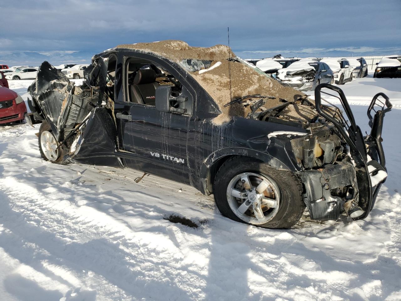 2012 Nissan Titan VIN 1N6BA0EC8CN322625 Copart auction photo, all over / mechanical damage thumbnail 4