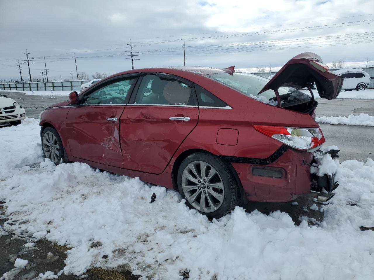 2013 Hyundai Sonata VIN 5NPEC4AC4DH609940 Copart auction photo, all over damage thumbnail 2