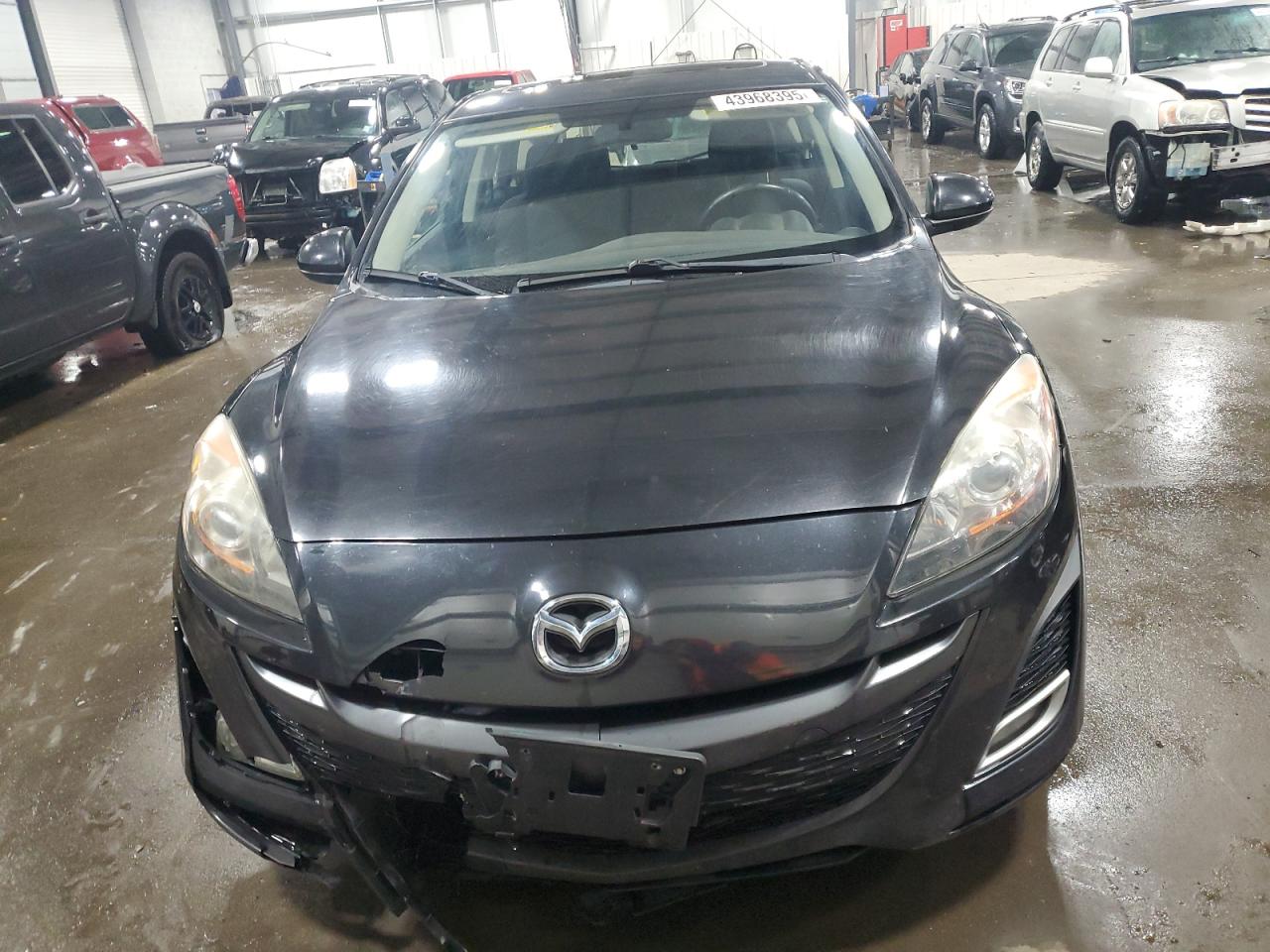 2011 Mazda 3 VIN JM1BL1K5XB1360758 Copart auction photo, front end damage thumbnail 5