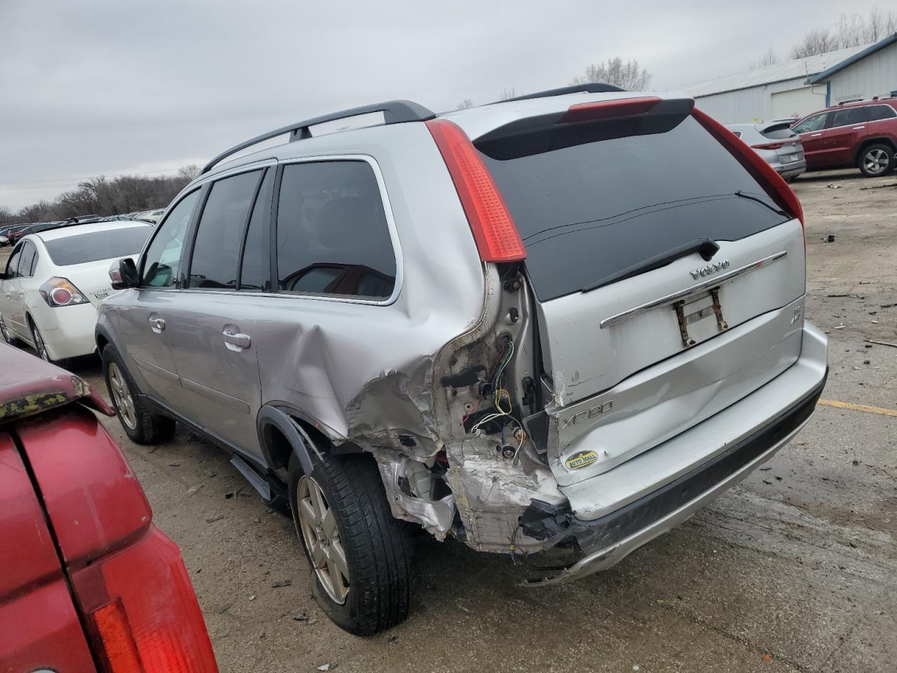 2007 Volvo XC90 VIN YV4CZ982X71368670 Copart auction photo, side / rear end damage thumbnail 2