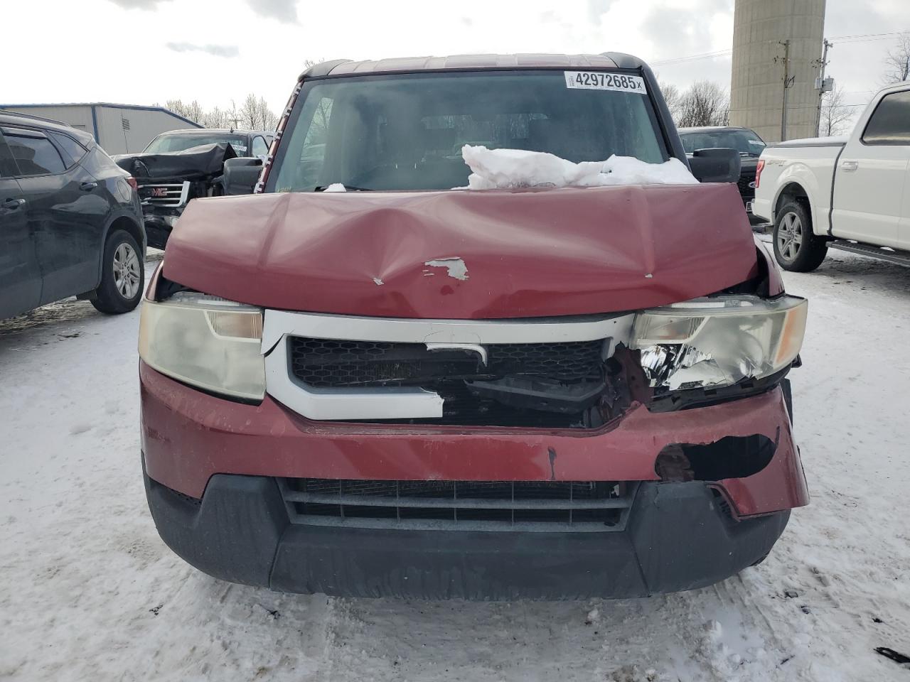 2009 Honda Element VIN 5J6YH18369L001885 Copart auction photo, front end damage thumbnail 5