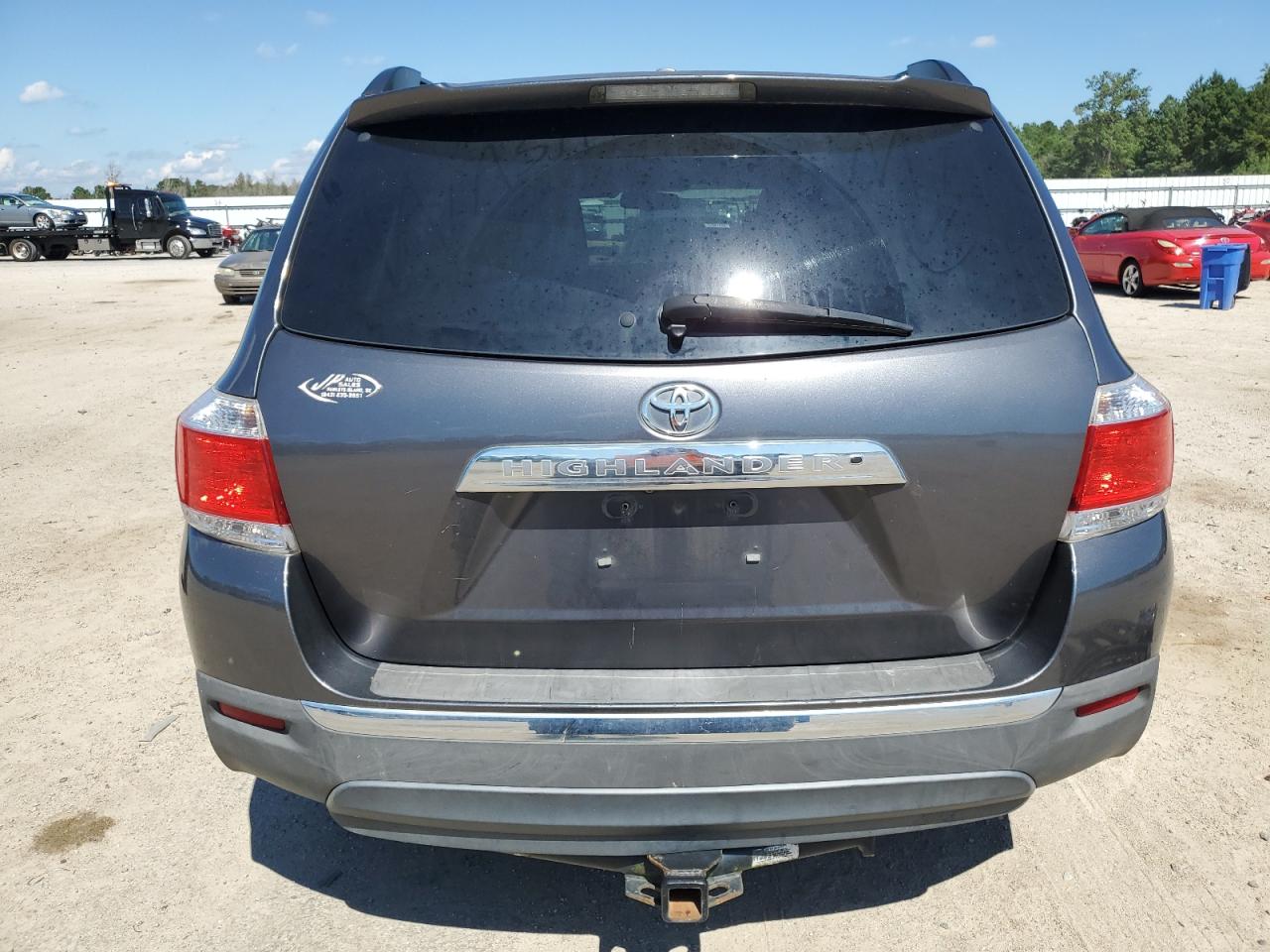 2012 Toyota Highlander VIN 5TDZA3EH1CS022255 Copart auction photo, all over damage thumbnail 6