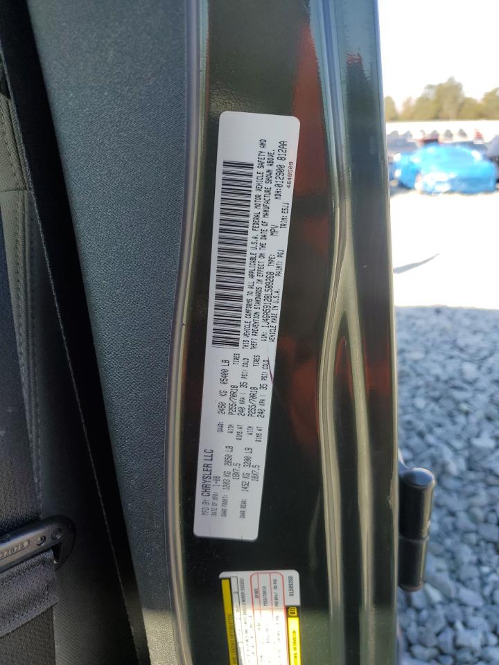 2008 Jeep Wrangler VIN 1J4GA59128L589268 Copart auction photo, rear end damage thumbnail 12