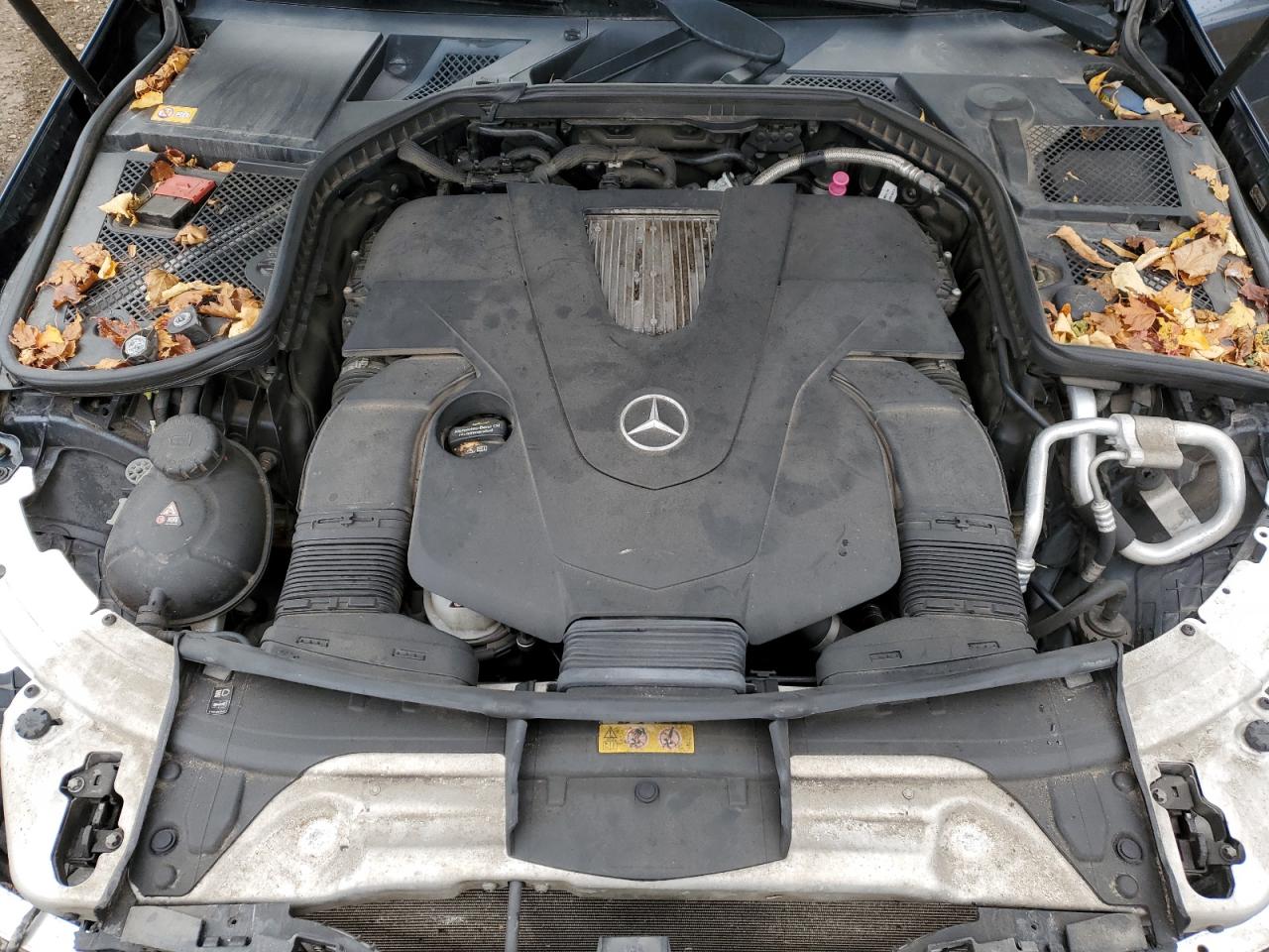 2015 Mercedes-Benz C-klasse VIN 55SWF6GB8FU092471 Copart auction photo, front end / side damage thumbnail 11