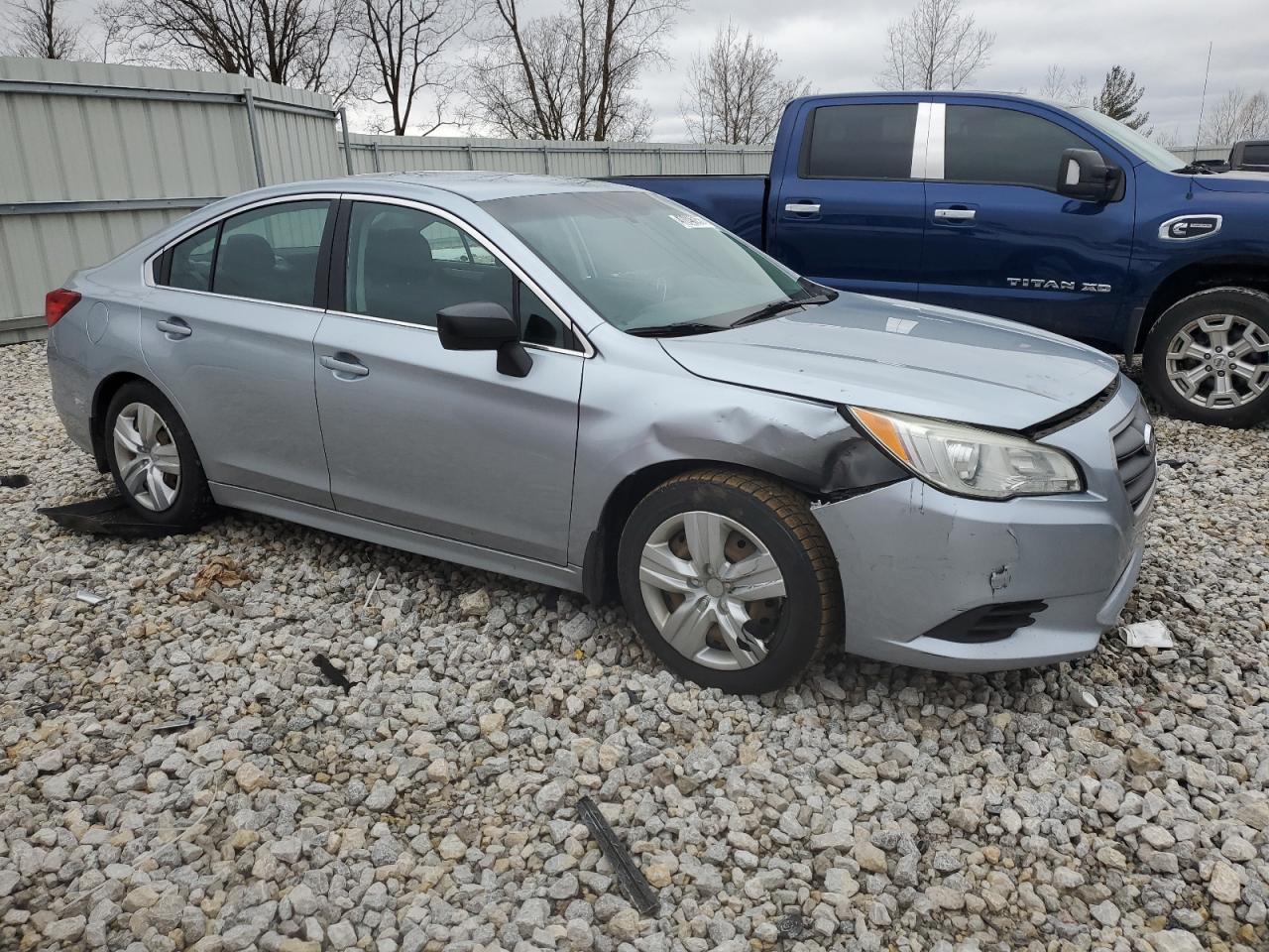 2015 Subaru Legacy VIN 4S3BNBA65F3035505 Copart auction photo, front end damage thumbnail 4