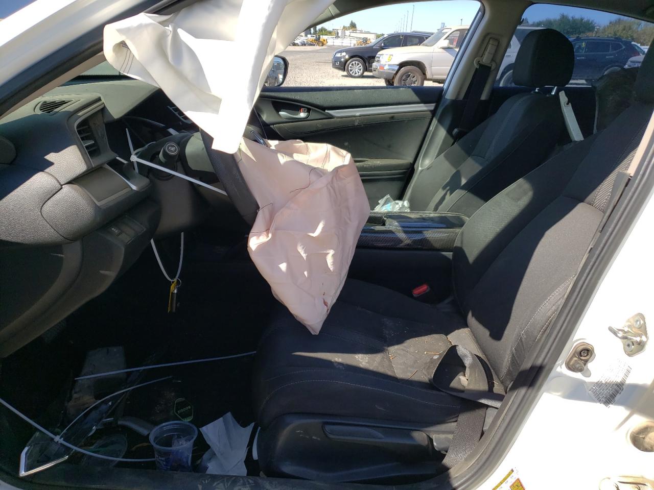 2017 Honda Civic VIN 19XFC2F73HE214825 Copart auction photo, front end damage thumbnail 7