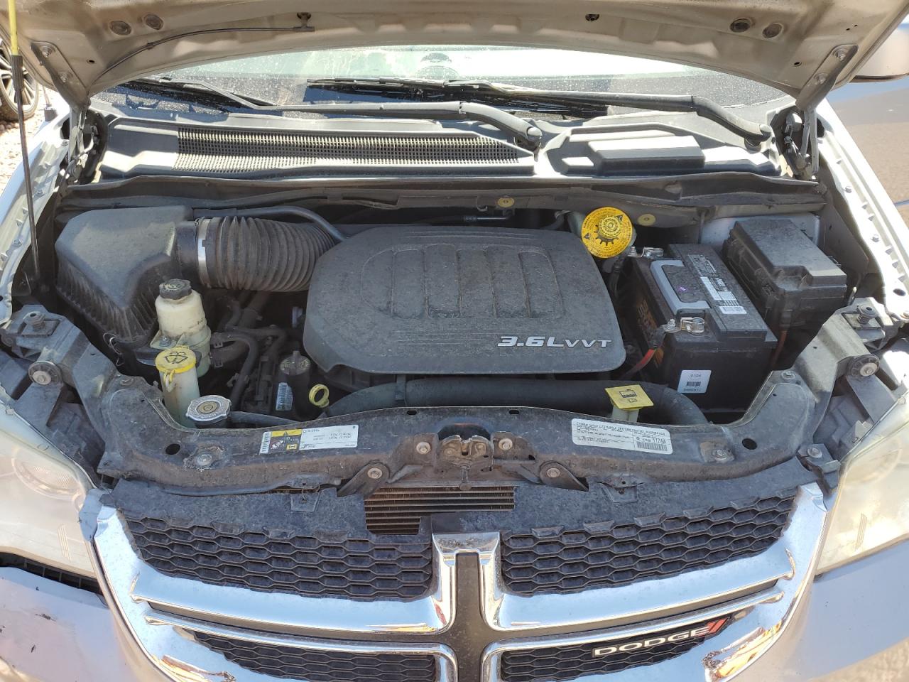 2015 Dodge Caravan VIN 2C4RDGCG8FR527439 Copart auction photo, side damage thumbnail 12