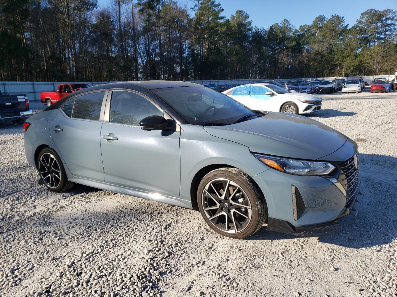 2024 Nissan Sentra VIN 3N1AB8DV1RY359804 Copart auction photo, side / undercarriage damage thumbnail 4