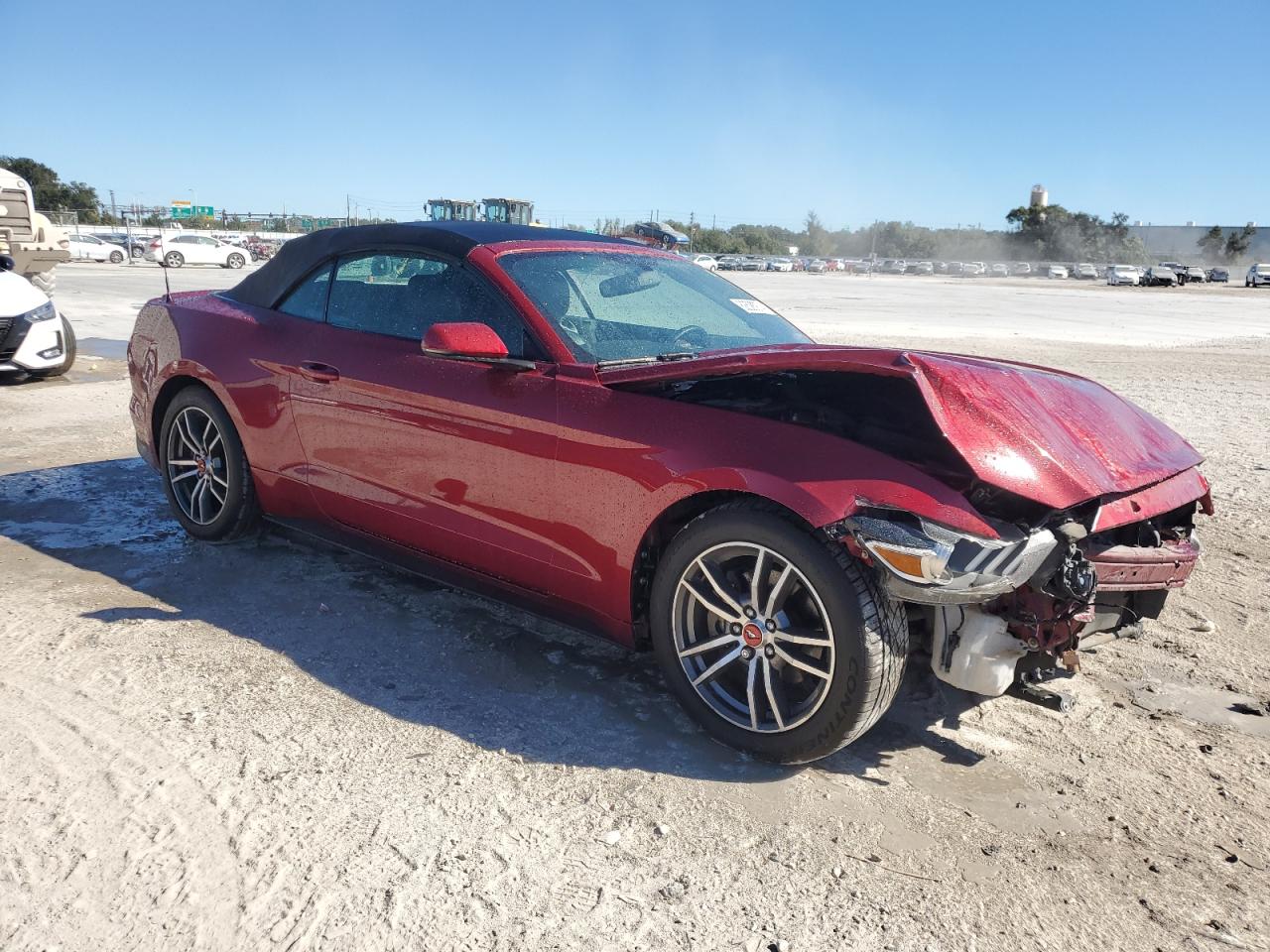 2016 Ford Mustang VIN 1FATP8UH3G5290275 Copart auction photo, front end damage thumbnail 4
