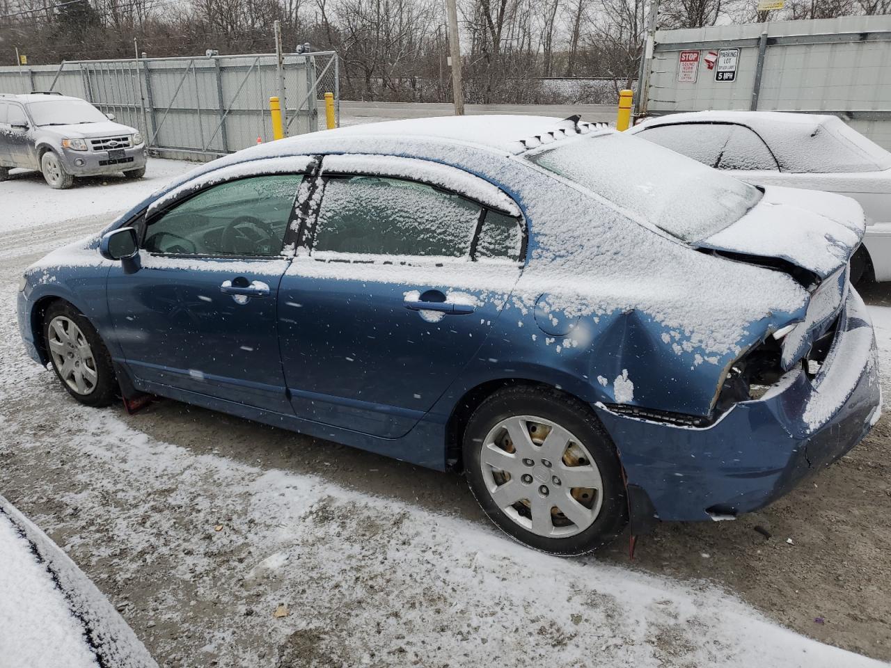 2010 Honda Civic VIN 2HGFA1F55AH568307 Copart auction photo, rear end damage thumbnail 2