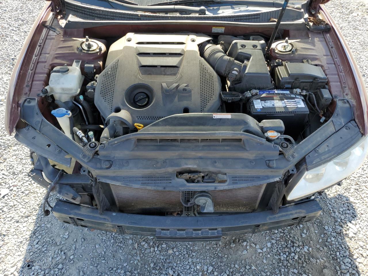 2010 Hyundai Azera VIN KMHFC4DF7AA451215 Copart auction photo, front end damage thumbnail 11