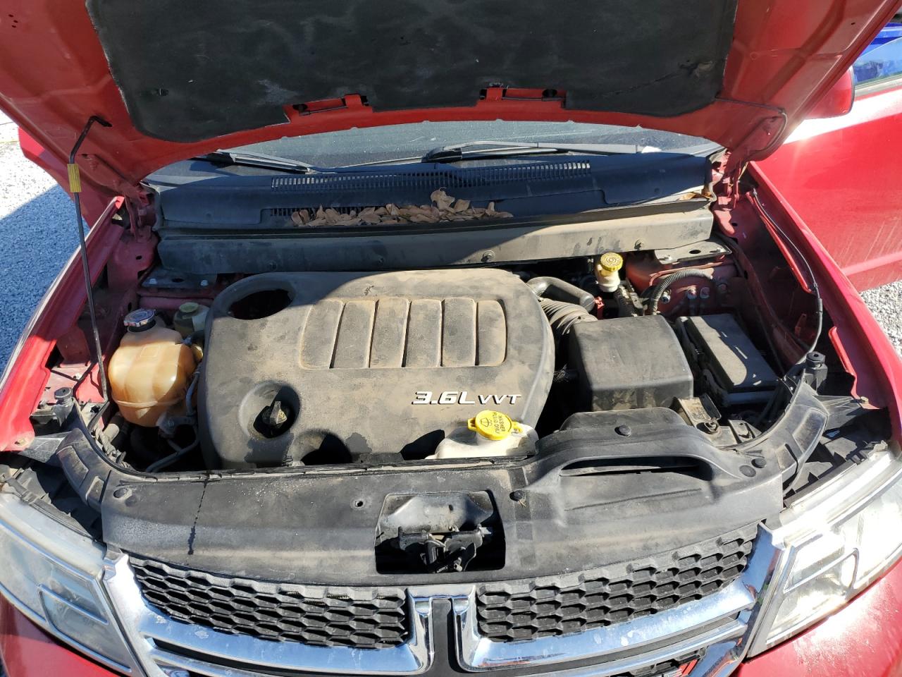 2013 Dodge Journey VIN 3C4PDCBG0DT674883 Copart auction photo, mechanical / front end damage thumbnail 12