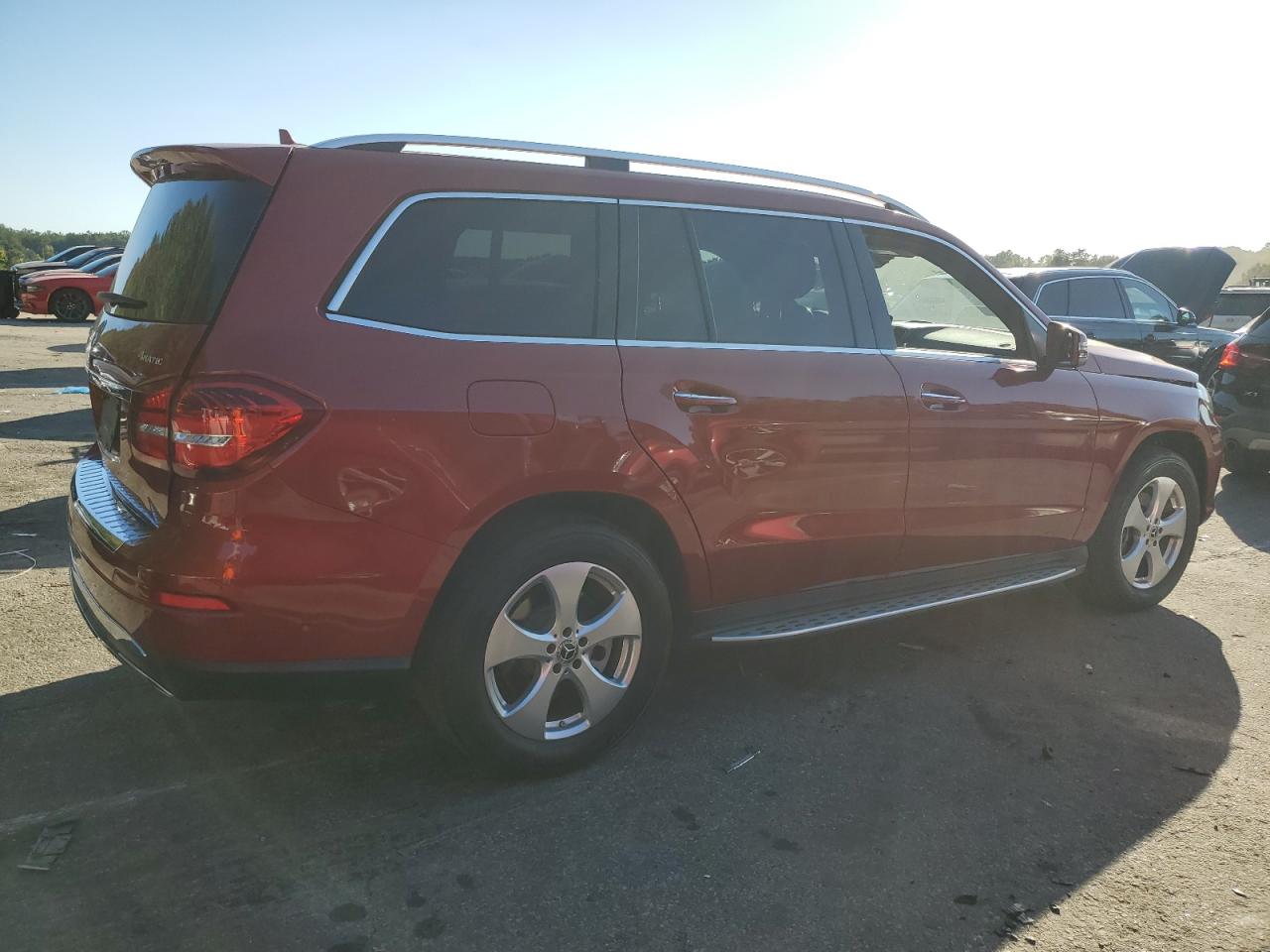 2017 Mercedes-Benz GLS-klasse VIN 4JGDF6EE5HA980351 Copart auction photo, front end damage thumbnail 3