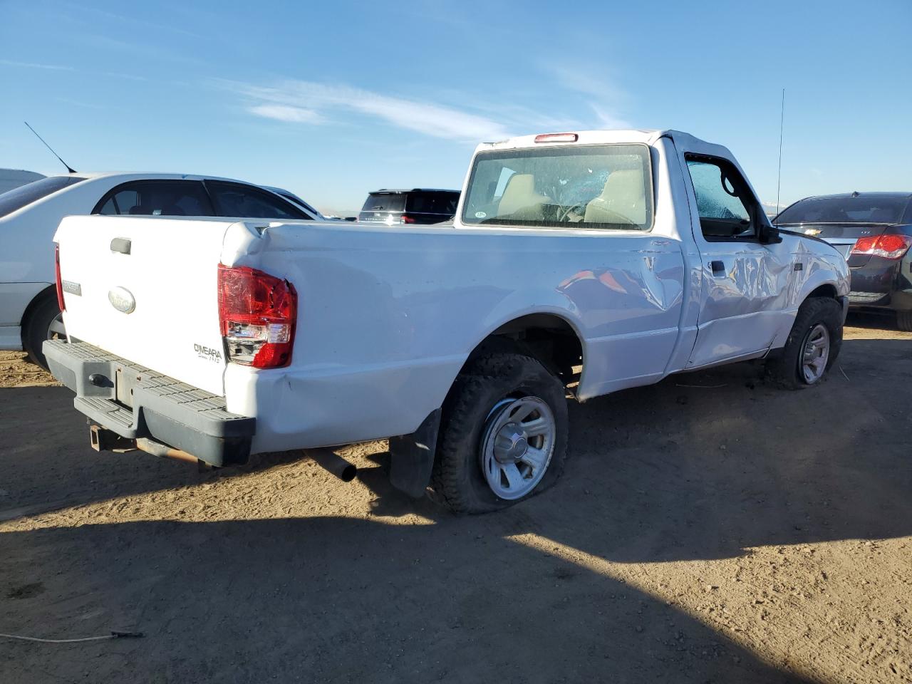 2009 Ford Ranger VIN 1FTYR10D09PA19489 Copart auction photo, rollover damage thumbnail 3
