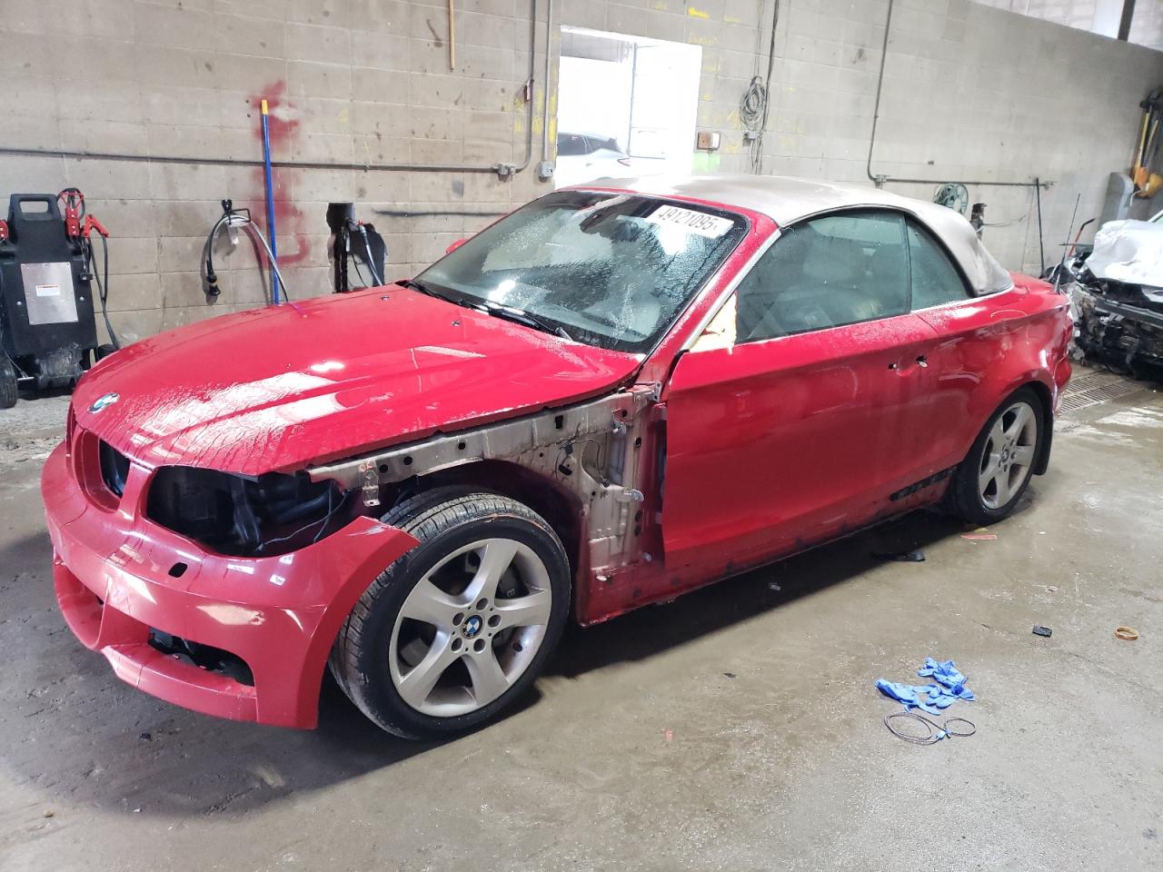 2008 BMW 1er VIN WBAUN93528VF55156 - Copart auction photo