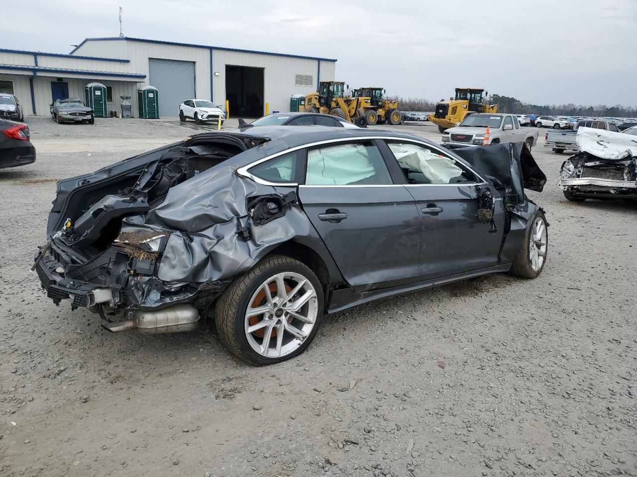 2024 Audi A5 VIN WAUFACF54RA022213 Copart auction photo, all over damage thumbnail 3