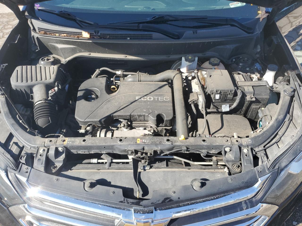 2018 Chevrolet Equinox VIN 3GNAXMEV9JL257276 Copart auction photo, front end / undercarriage damage thumbnail 14