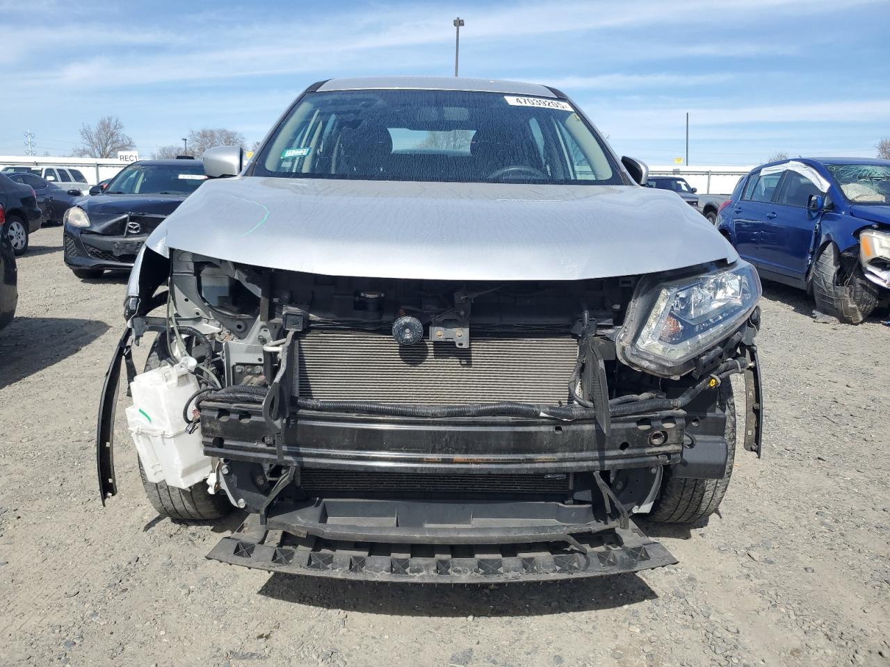 2016 Nissan Rogue VIN JN8AT2MV0GW145113 Copart auction photo, front end / side damage thumbnail 5