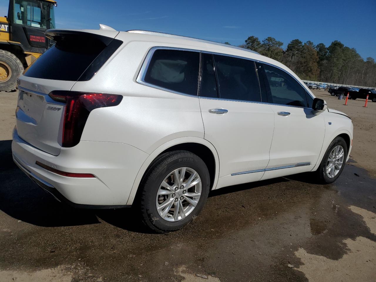 2021 Cadillac XT6 VIN 1GYKPAR46MZ172366 Copart auction photo, front end / side damage thumbnail 3