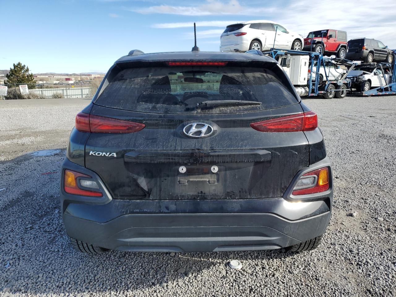 2018 Hyundai Kona VIN KM8K22AA5JU070444 Copart auction photo, front end damage thumbnail 6
