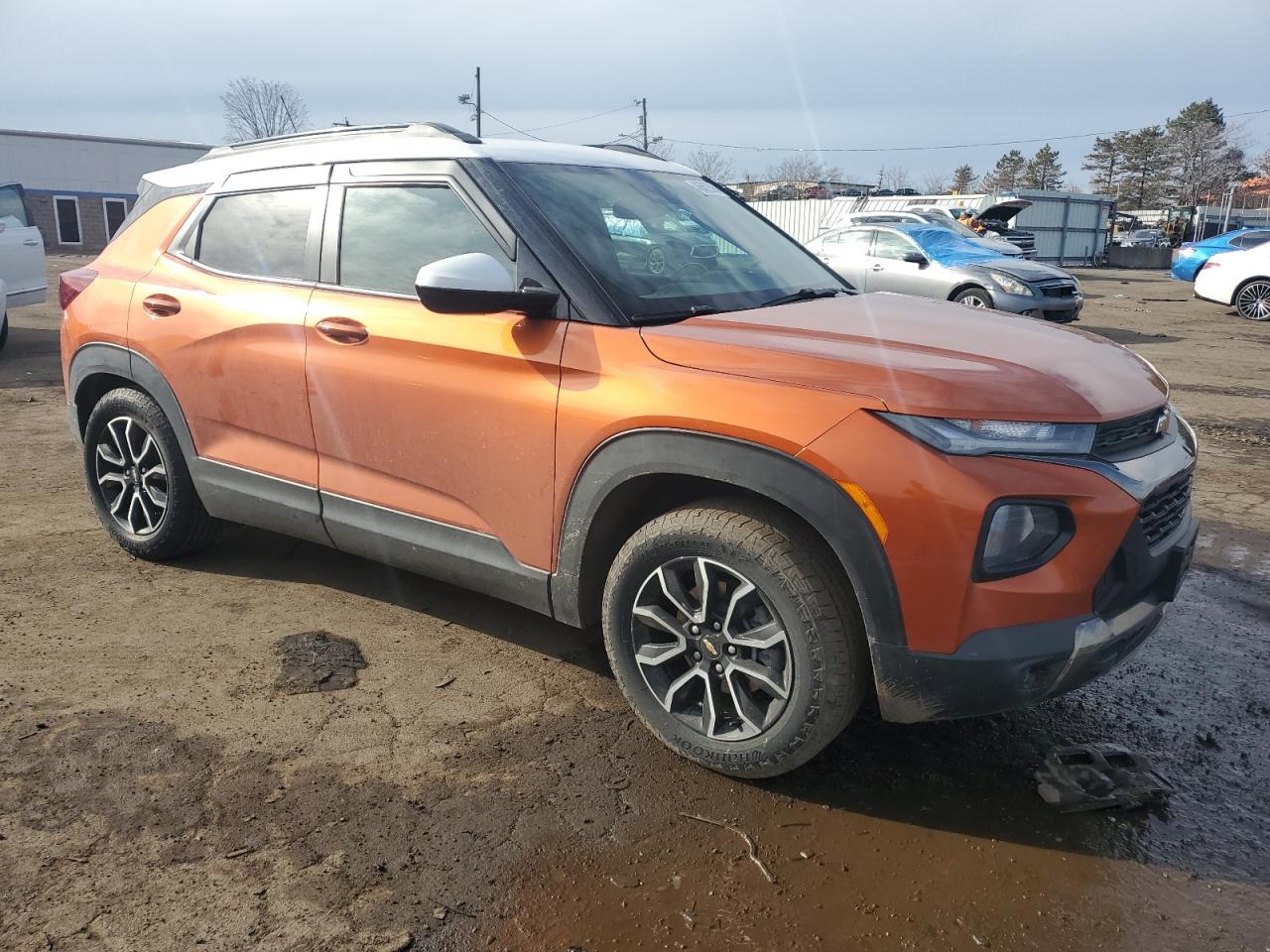 2022 Chevrolet TrailBlazer VIN KL79MSSL1NB023827 Copart auction photo, all over damage thumbnail 4