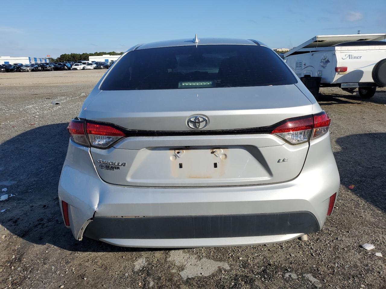 2021 Toyota Corolla VIN 5YFEPMAE1MP173248 Copart auction photo, rear end / side damage thumbnail 6