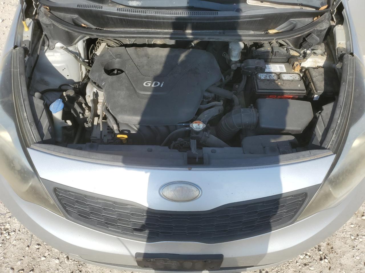 2013 KIA Rio VIN KNADM4A37D6215400 Copart auction photo, rear end / side damage thumbnail 11