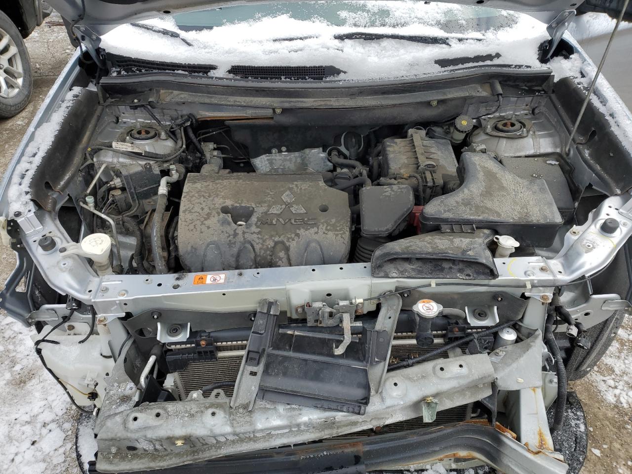 2016 Mitsubishi Outlander VIN JA4AZ3A33GZ048287 Copart auction photo, front end damage thumbnail 12