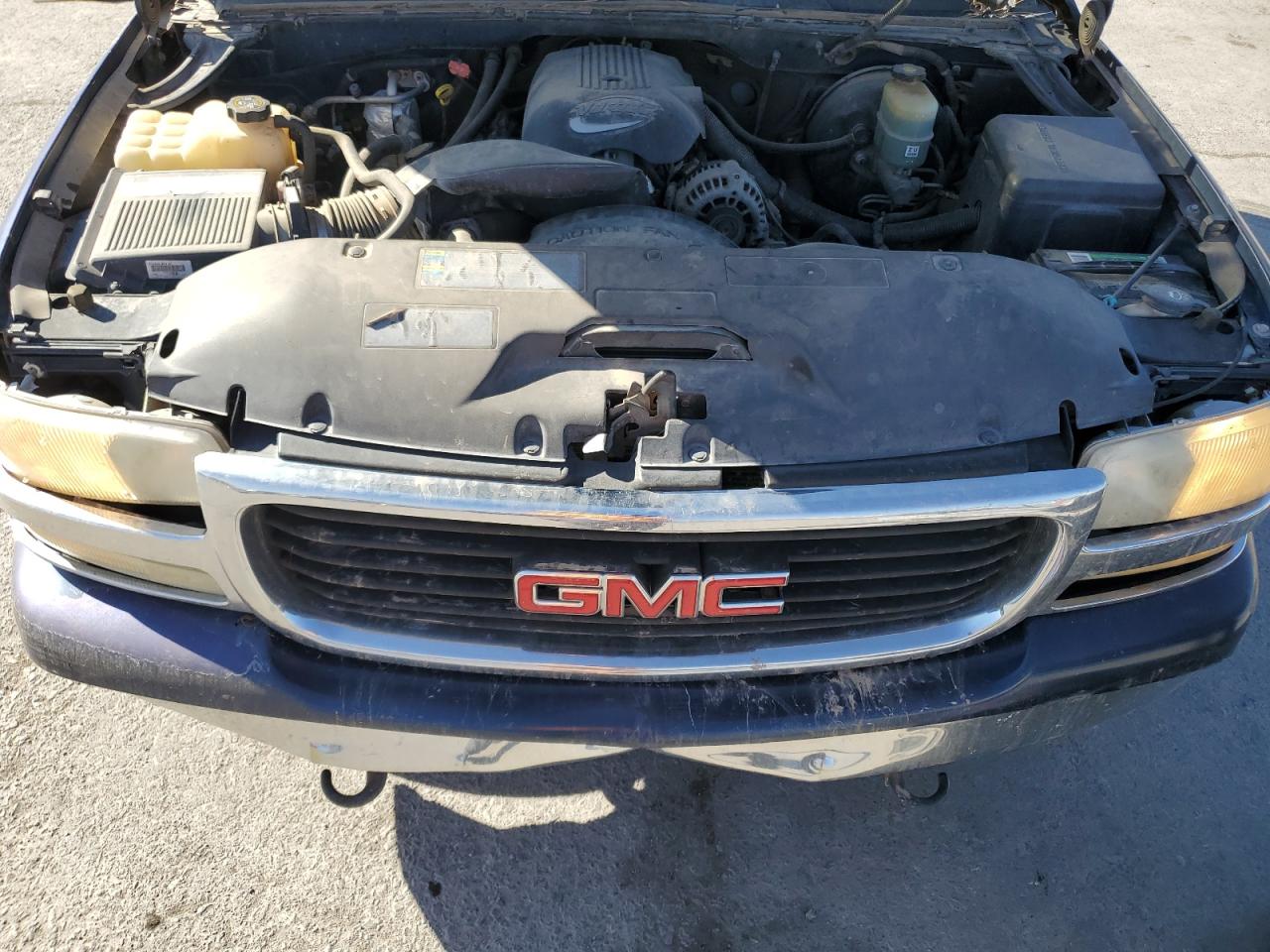 2002 GMC Sierra VIN 2GTEC19T221207285 Copart auction photo, front end / rear end damage thumbnail 11
