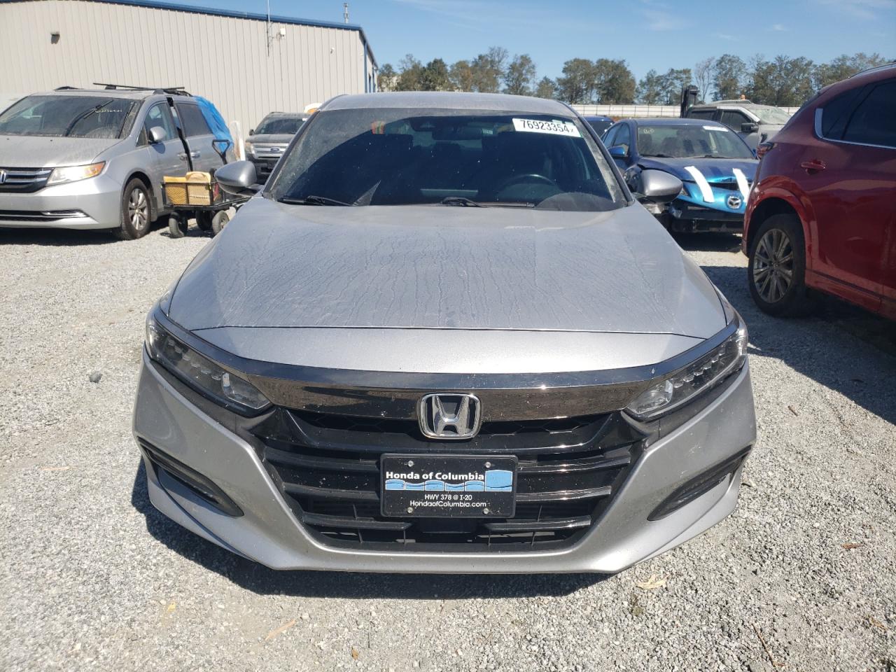2019 Honda Accord VIN 1HGCV1F31KA094233 Copart auction photo, water/flood damage thumbnail 5