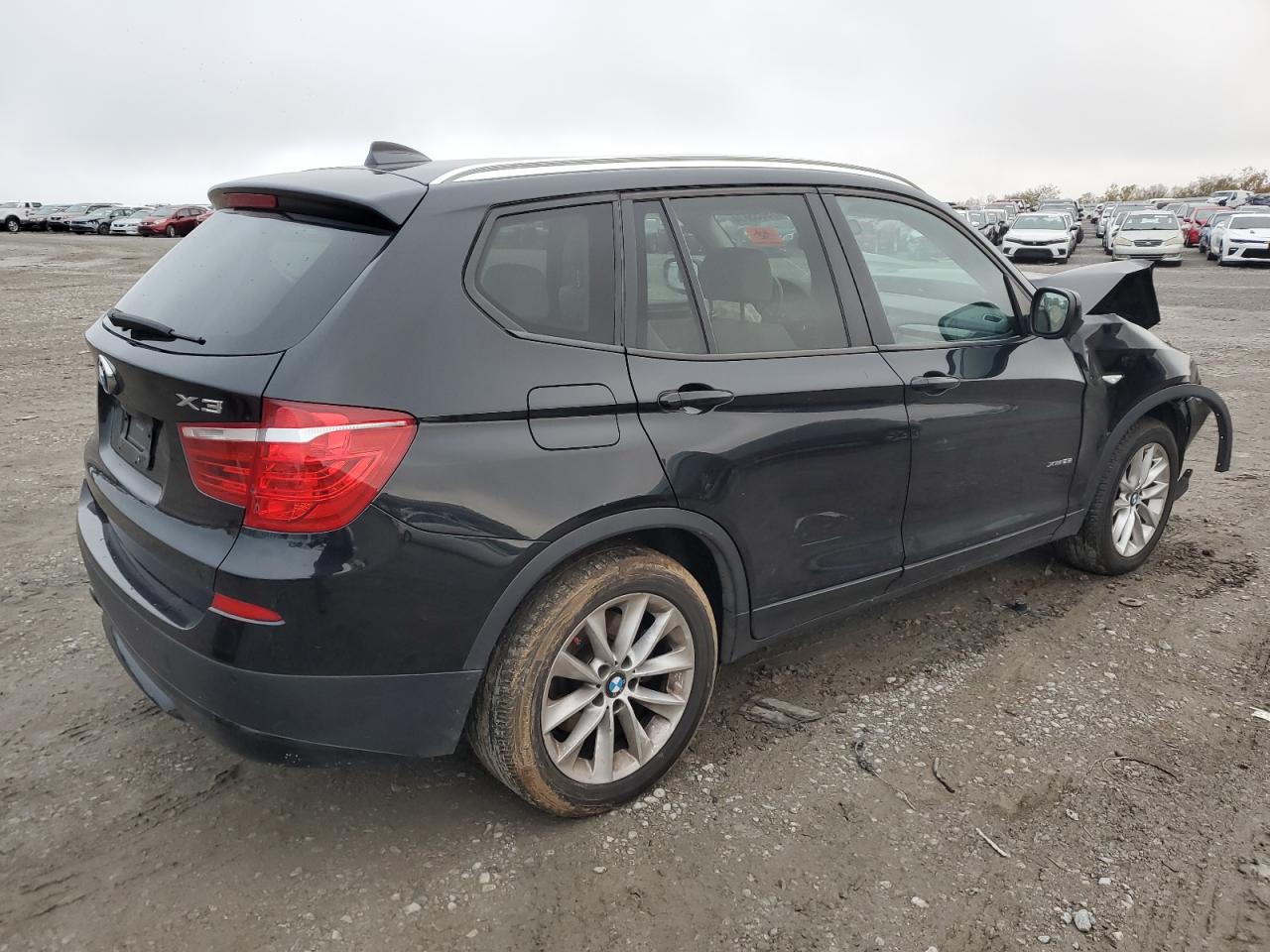 2013 BMW X3 VIN 5UXWX9C53D0A26424 Copart auction photo, biohazard/chemical / front end damage thumbnail 3