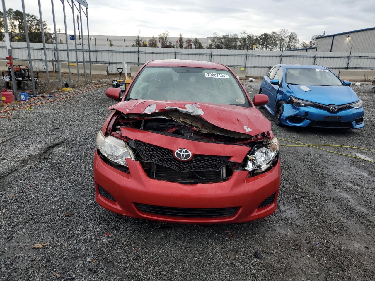 2010 Toyota Corolla VIN JTDBU4EE3AJ083279 Copart auction photo, front end damage thumbnail 5