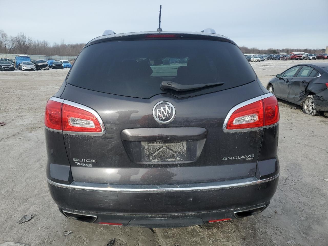 2014 Buick Enclave VIN 5GAKVBKD0EJ257703 Copart auction photo, front end damage thumbnail 6