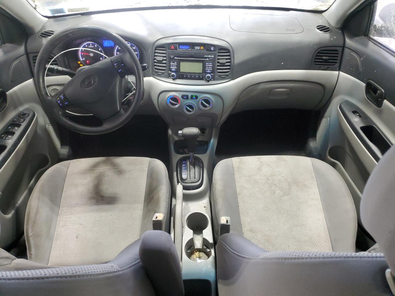 2010 Hyundai Accent VIN KMHCN4AC6AU488343 Copart auction photo, front end damage thumbnail 8