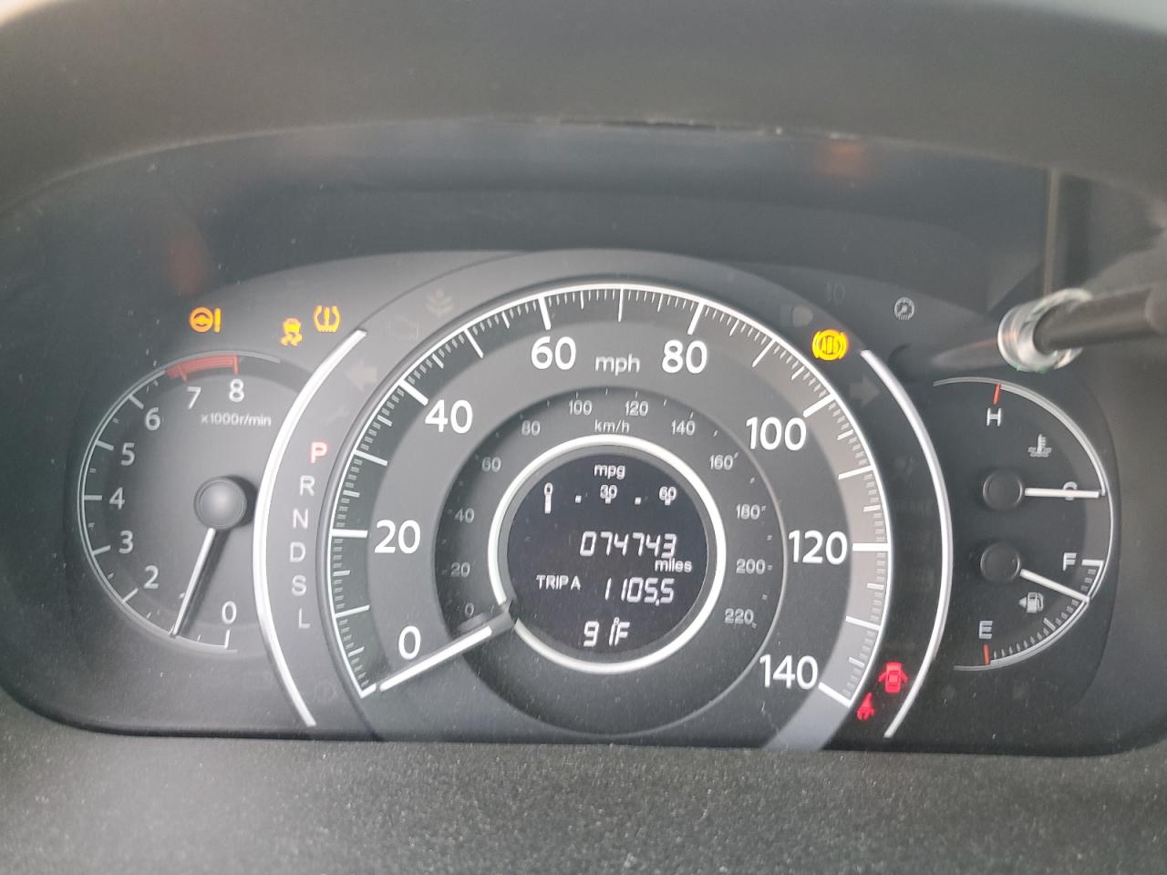 2016 Honda CR-V VIN 2HKRM3H78GH505103 Copart auction photo, front end / minor dent/scratches damage thumbnail 9