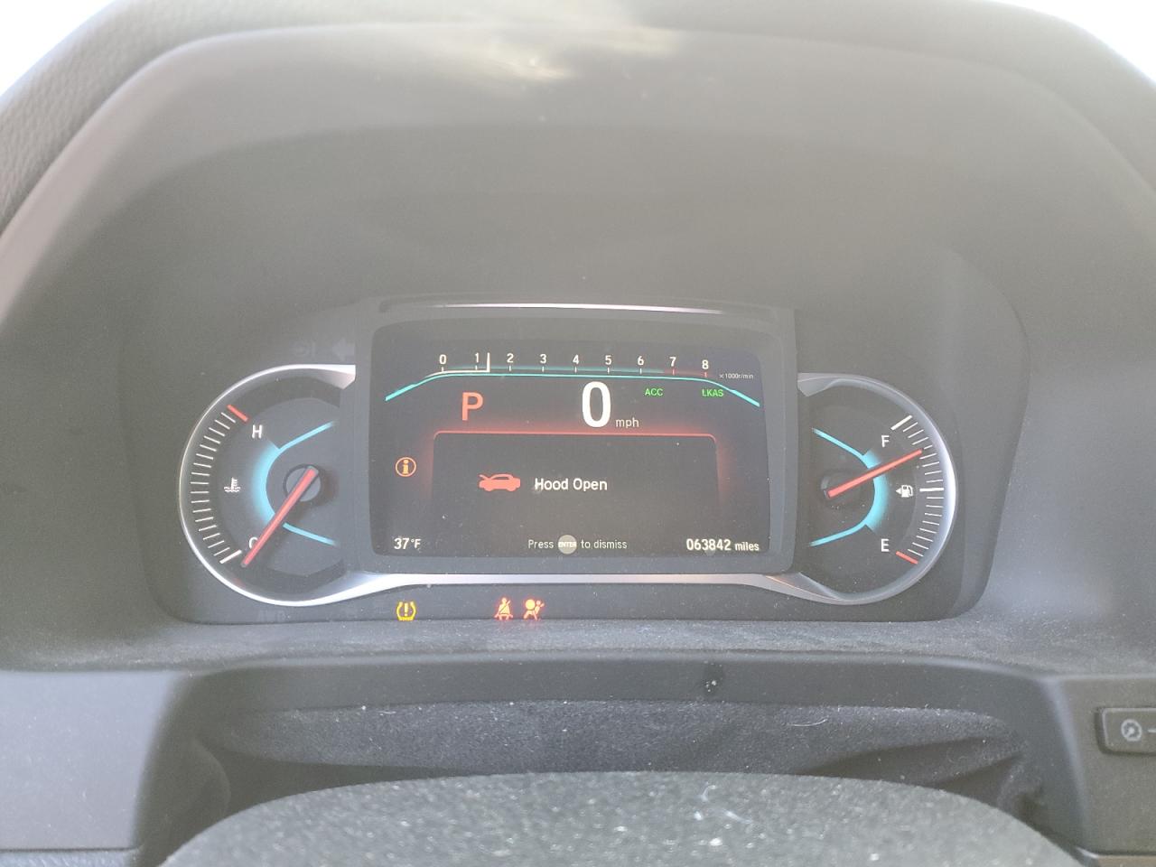 2020 Honda Passport VIN 5FNYF8H54LB008835 Copart auction photo, front end / side damage thumbnail 9