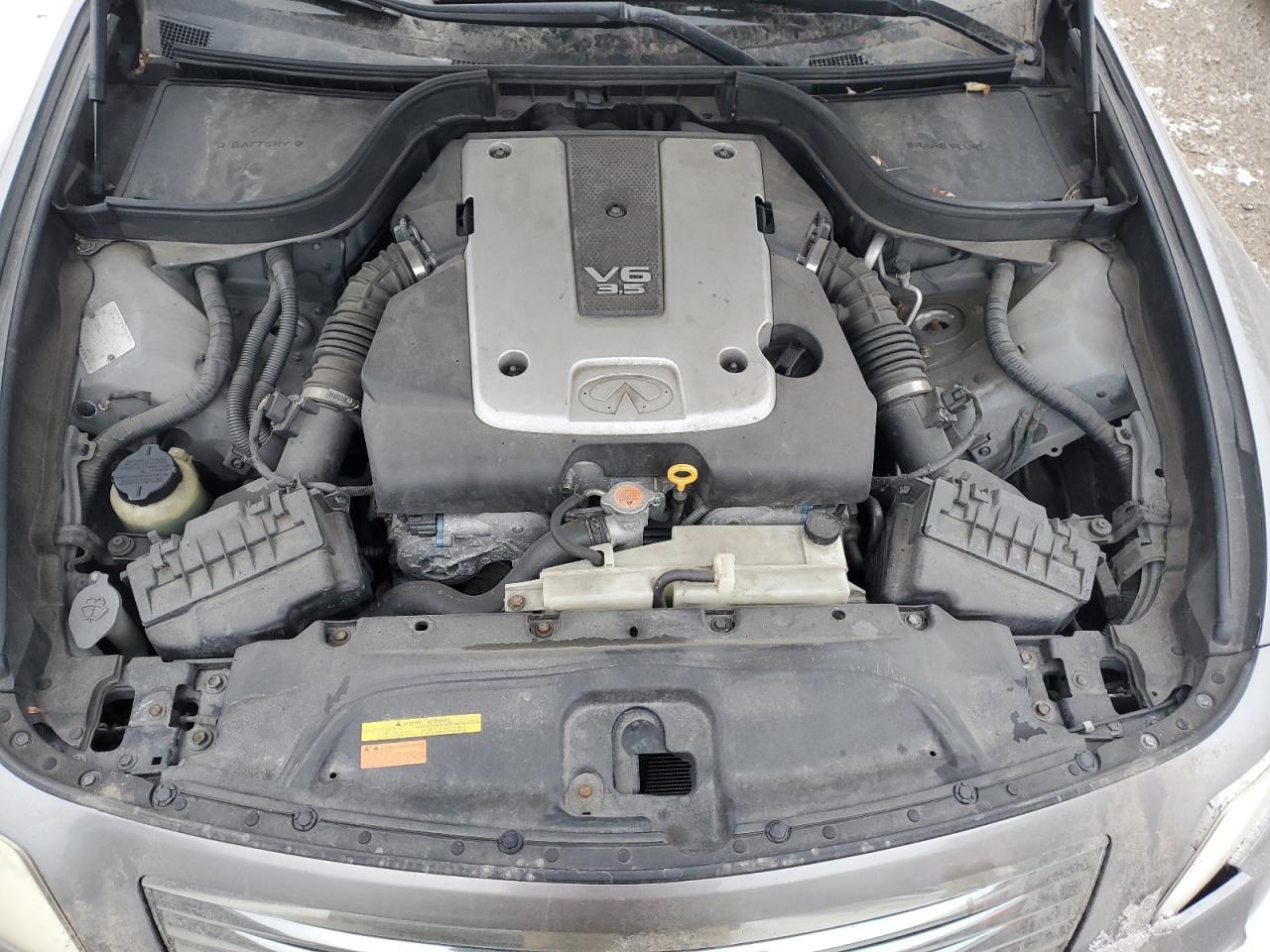 2007 Infiniti G VIN JNKBV61F17M819116 Copart auction photo, vandalism / front end damage thumbnail 11