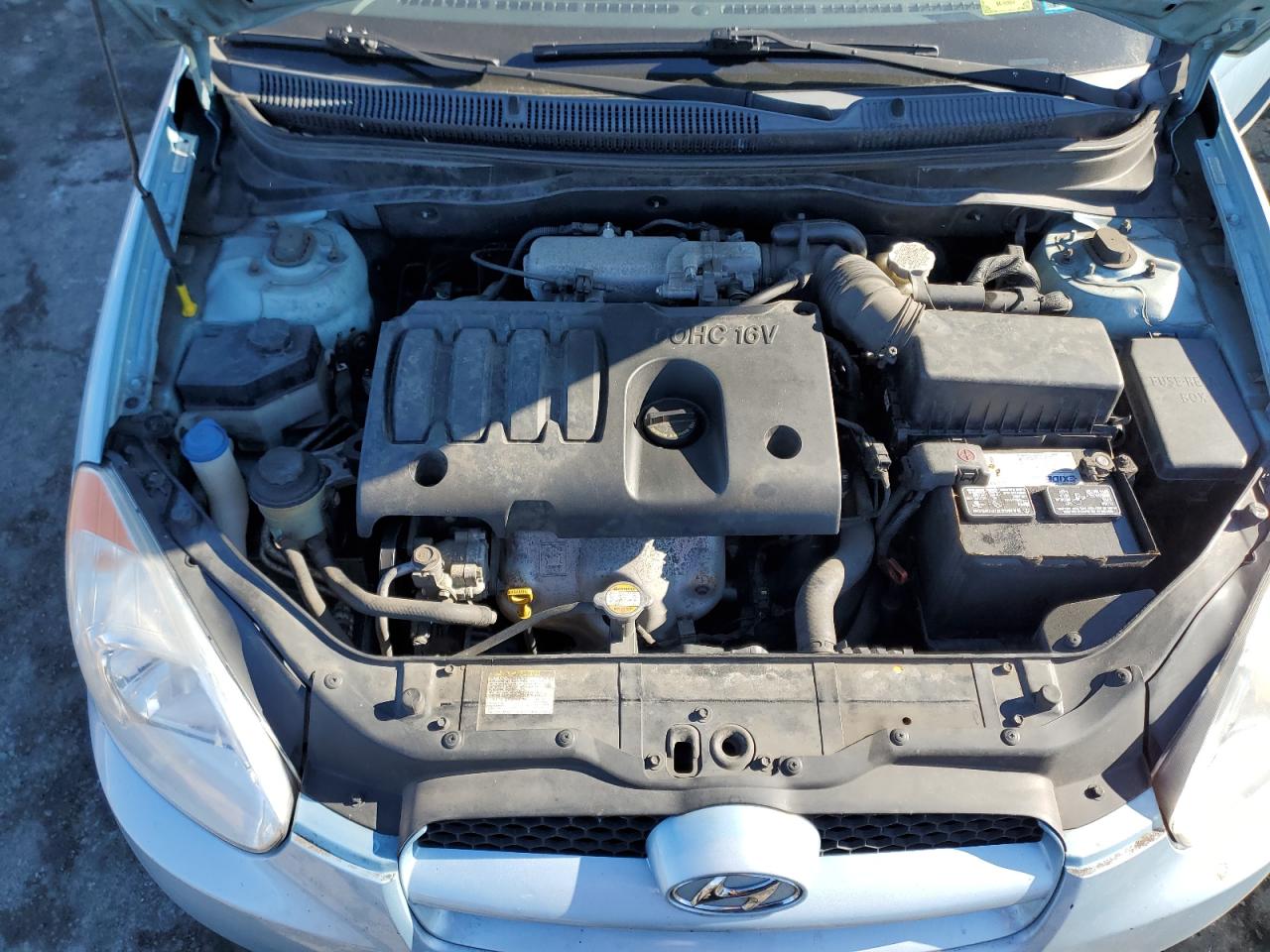 2010 Hyundai Accent VIN KMHCM3AC9AU182623 Copart auction photo, side / rear end damage thumbnail 11