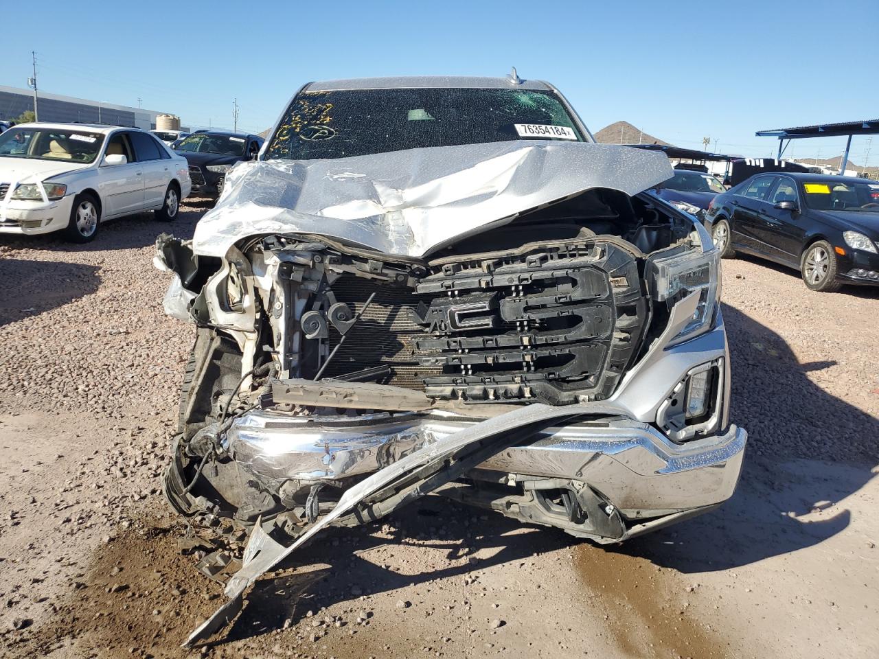 2019 GMC Sierra VIN 3GTU9DED5KG103939 Copart auction photo, front end damage thumbnail 5