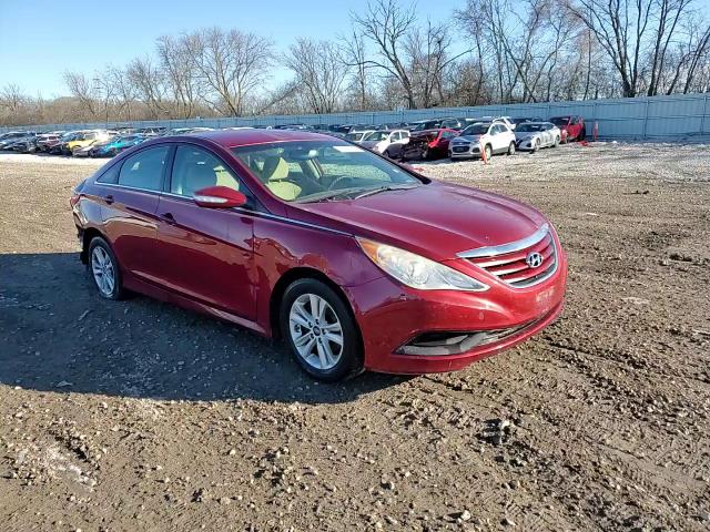 2014 Hyundai Sonata VIN 5NPEB4AC7EH862190 Copart auction photo, rear end / side damage thumbnail 13