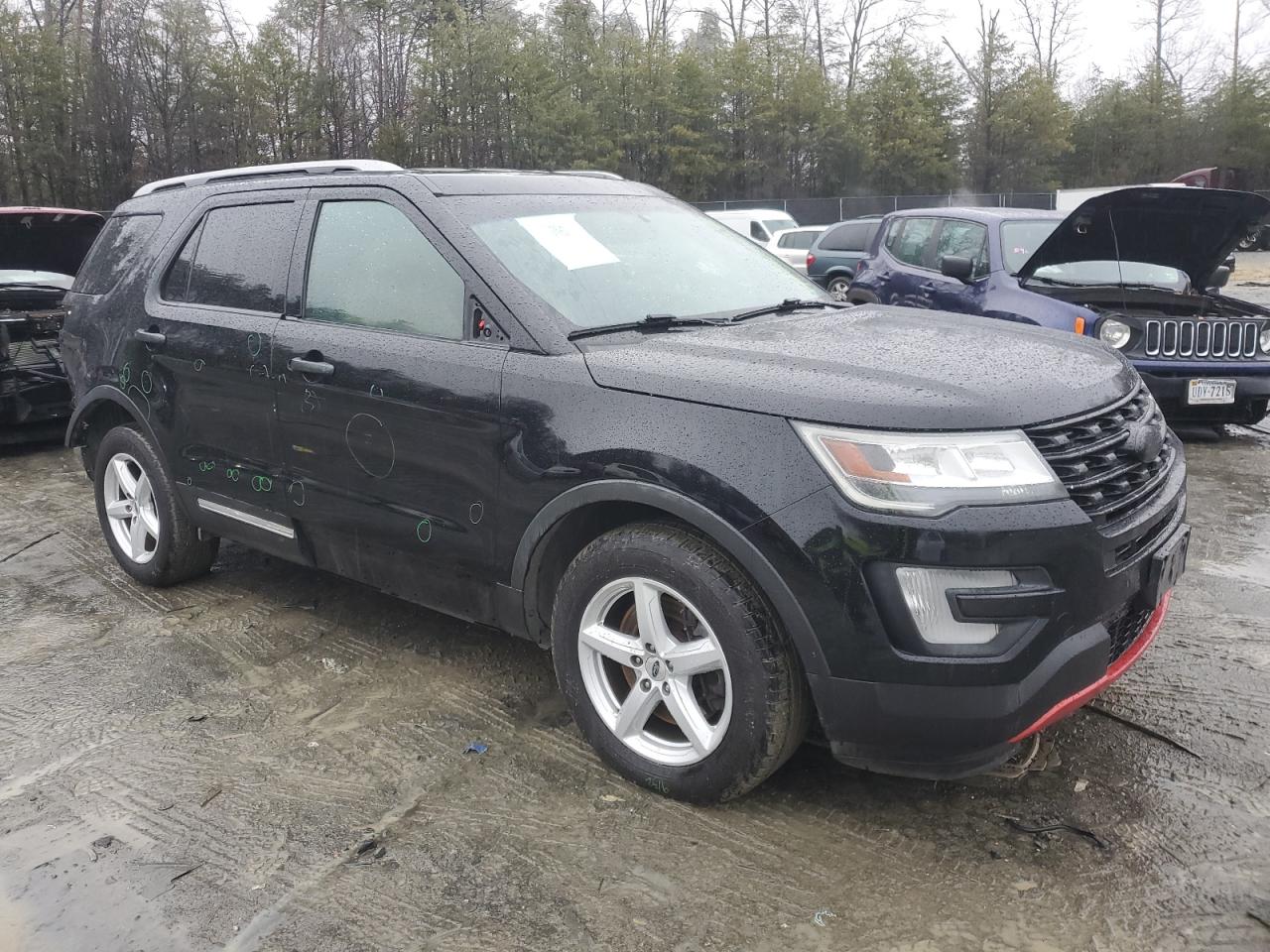 2016 Ford Explorer VIN 1FM5K8D86GGB89328 Copart auction photo, rear end damage thumbnail 4
