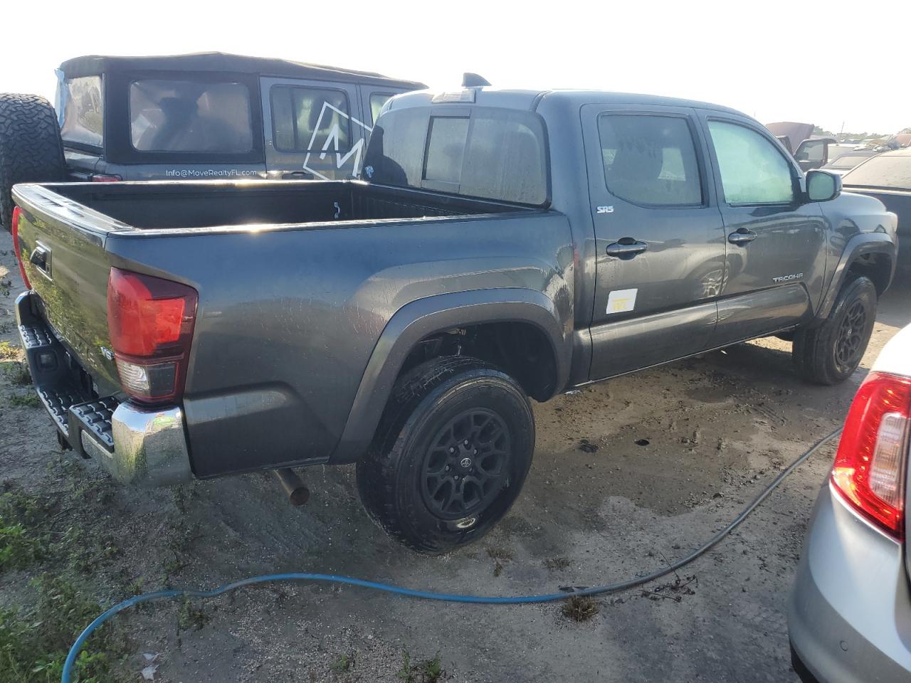 2021 Toyota Tacoma VIN 3TMAZ5CN1MM141239 Copart auction photo, water/flood damage thumbnail 3