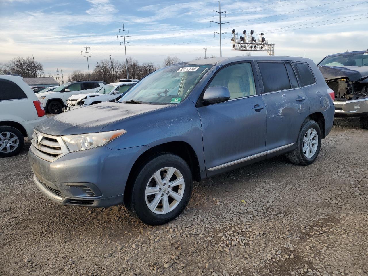 2013 Toyota Highlander VIN 5TDBK3EH4DS250749