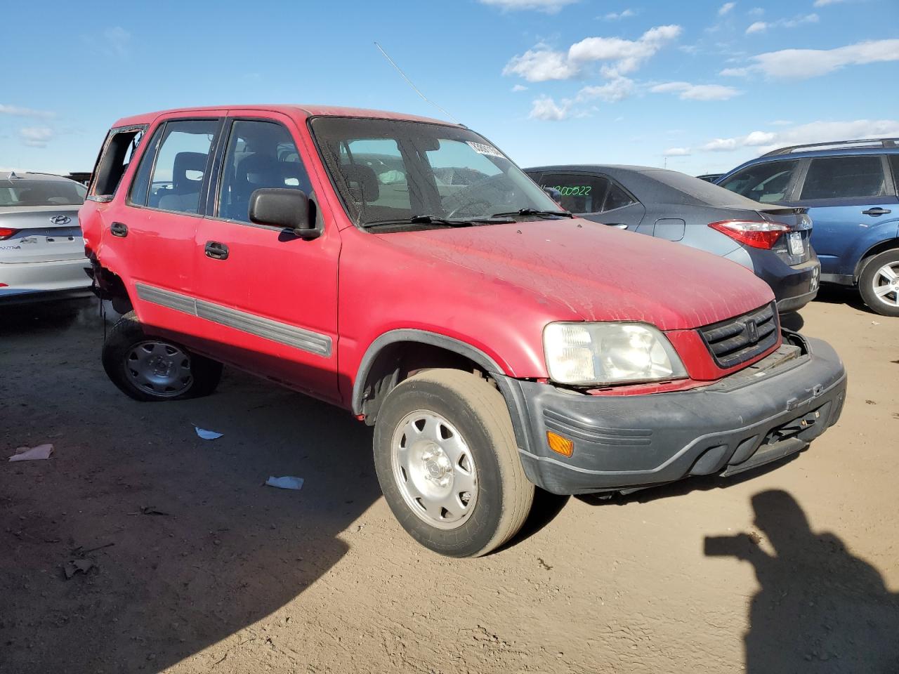 2001 Honda CR-V VIN JHLRD18431C032873 Copart auction photo, all over damage thumbnail 4