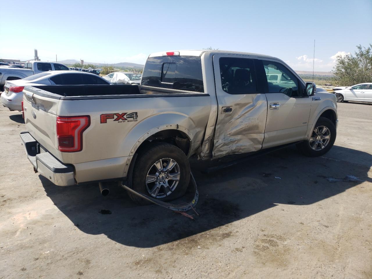 2017 Ford F-150 VIN 1FTEW1EG1HFC09286 Copart auction photo, side damage thumbnail 3