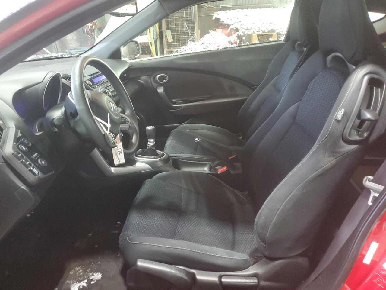 2014 Honda CR-Z VIN JHMZF1C43ES000451 Copart auction photo, side damage thumbnail 7