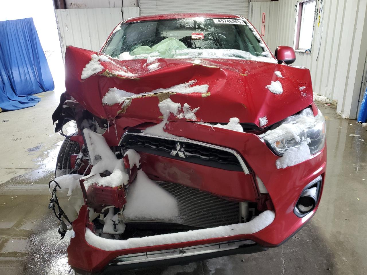 2015 Mitsubishi Outlander VIN 4A4AR3AU3FE022981 Copart auction photo, all over damage thumbnail 5