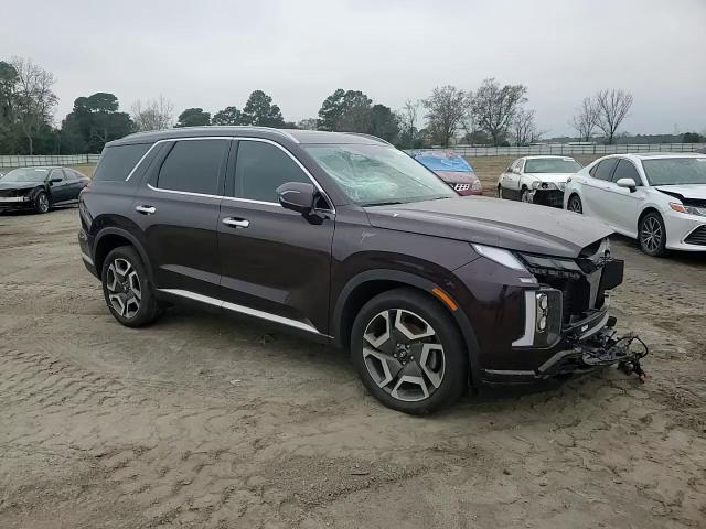 2024 Hyundai Palisade VIN KM8R4DGE9RU657949 Copart auction photo, all over damage thumbnail 11