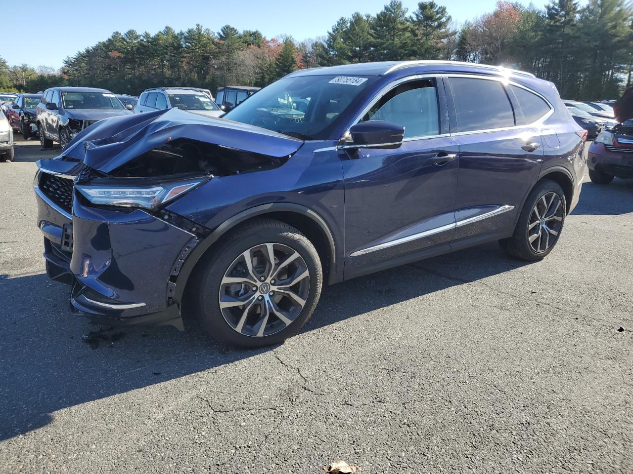 2022 Acura MDX VIN 5J8YE1H49NL050047